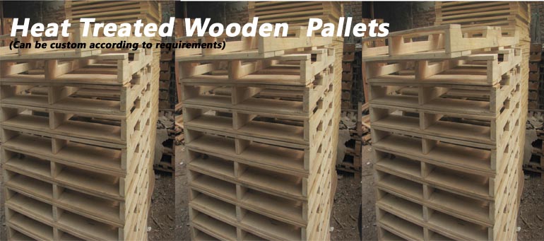 Heat Treated Wooden Pallets